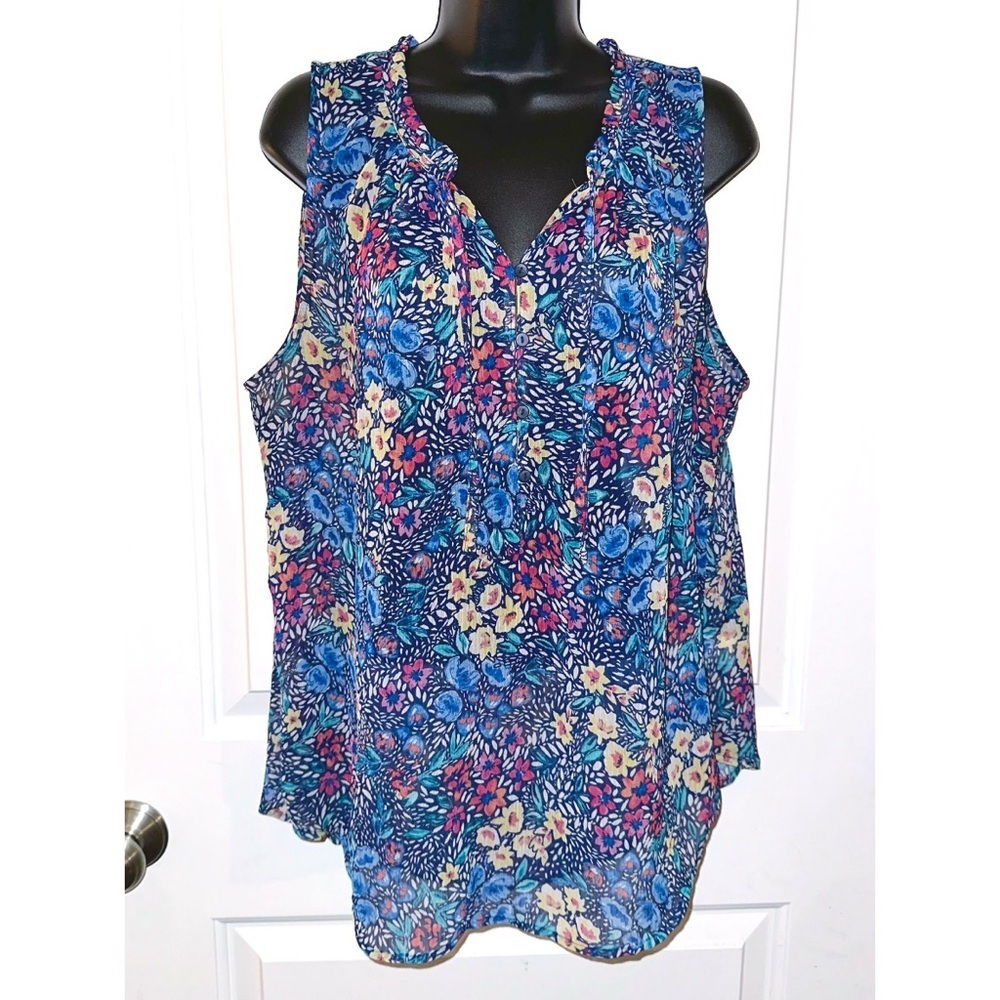 Liz Claiborne blue blouse